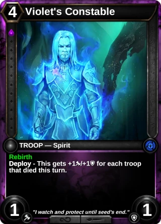 Violet's Constable: the card this item changes