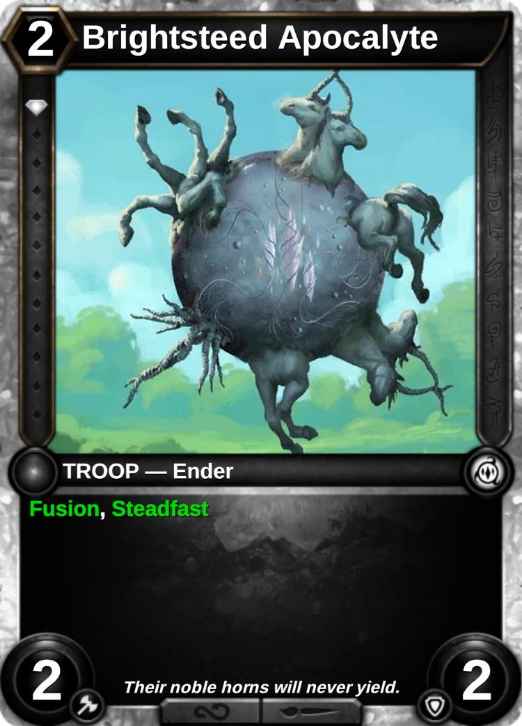 Brightsteed Apocalyte: the card