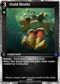 Gold Boots: printing in Doombringer