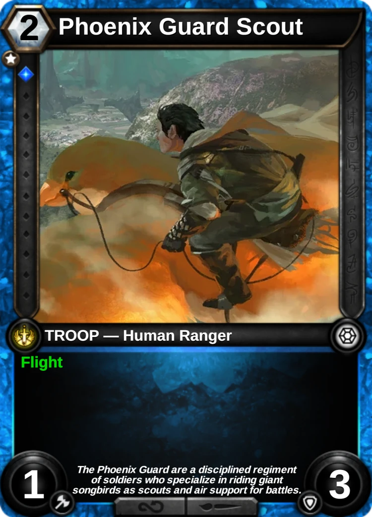 Phoenix Guard Scout: the card