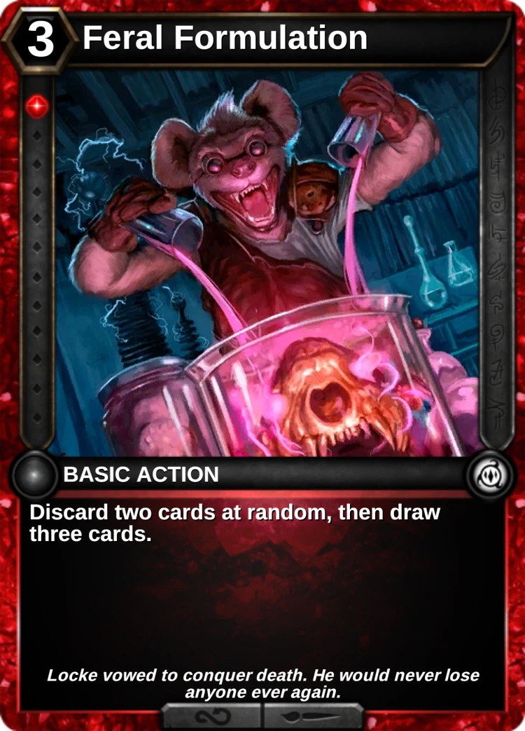 Feral Formulation: the card