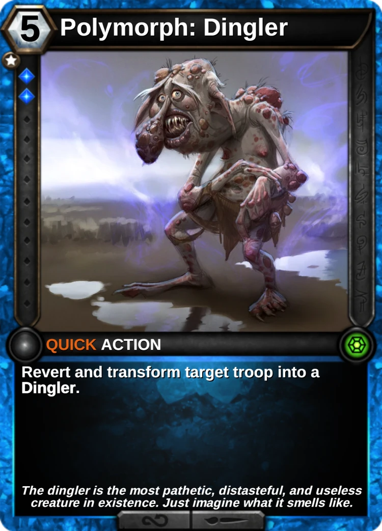 Polymorph: Dingler: the card