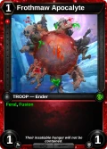 Frothmaw Apocalyte: printing in Doombringer
