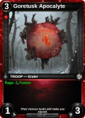Goretusk Apocalyte: printing in Doombringer