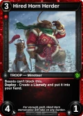 Hired Horn Herder: printing in Doombringer