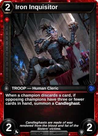 Iron Inquisitor: the card this item changes