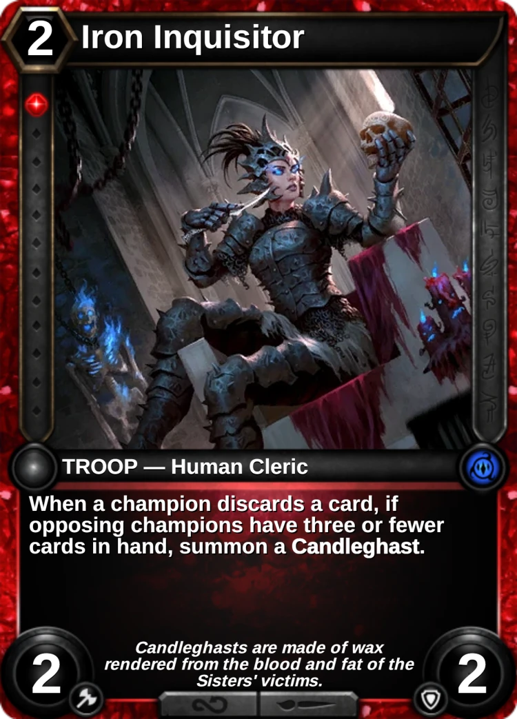 Iron Inquisitor: the card