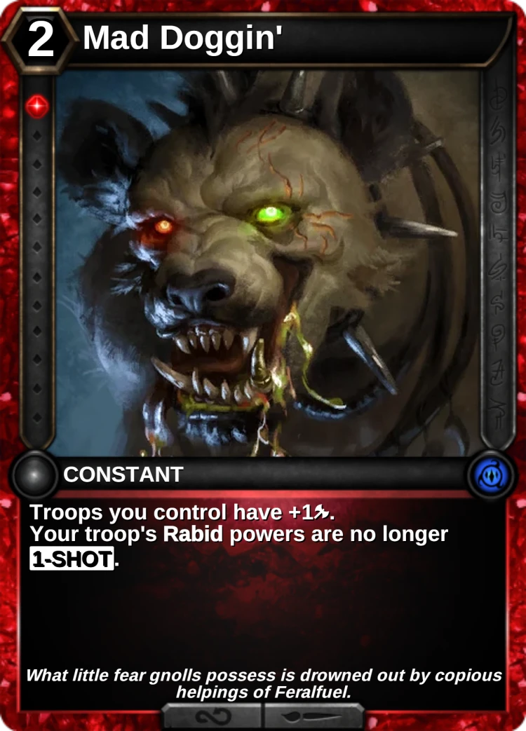 Mad Doggin': the card