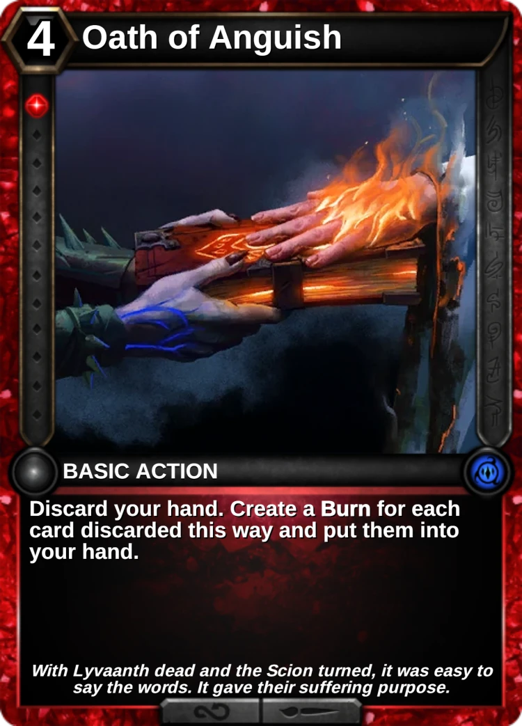 Oath of Anguish: the card