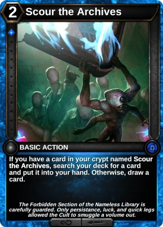 Scour the Archives: the card this item changes