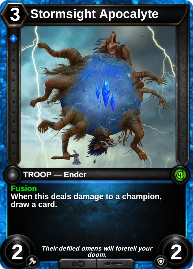 Stormsight Apocalyte: the card