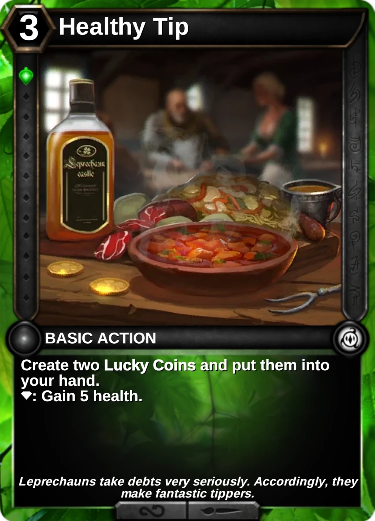 Healthy Tip: the card