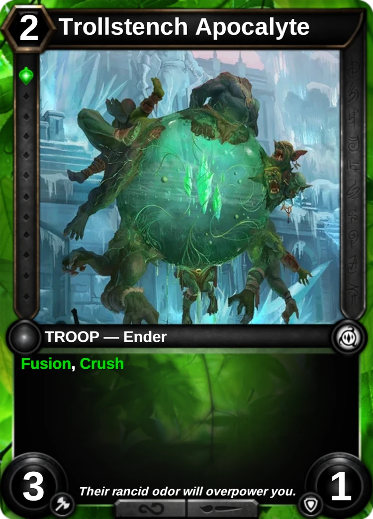 Trollstench Apocalyte: the card