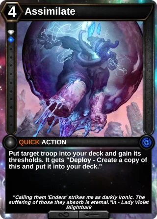 Assimilate: the card this item changes