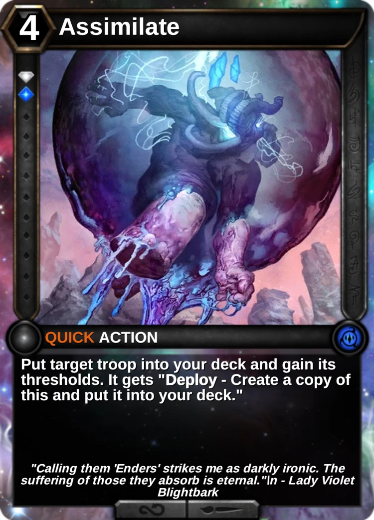 Assimilate: the card