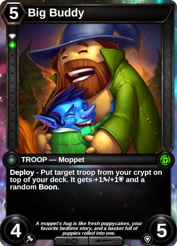 Big Buddy: the card