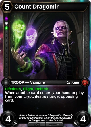 Count Dragomir: the card this item changes
