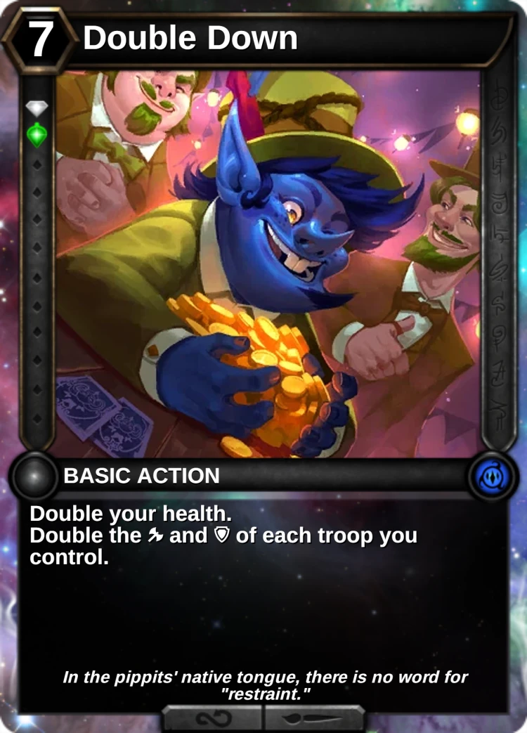 Double Down: the card
