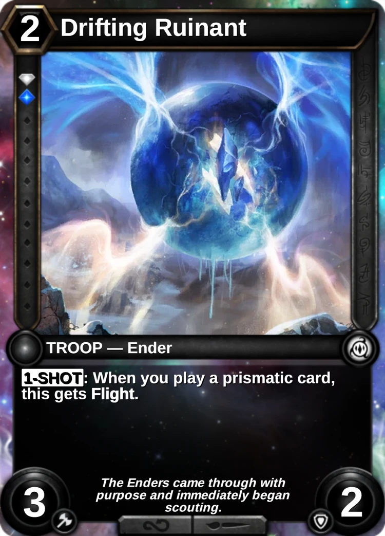 Drifting Ruinant: the card