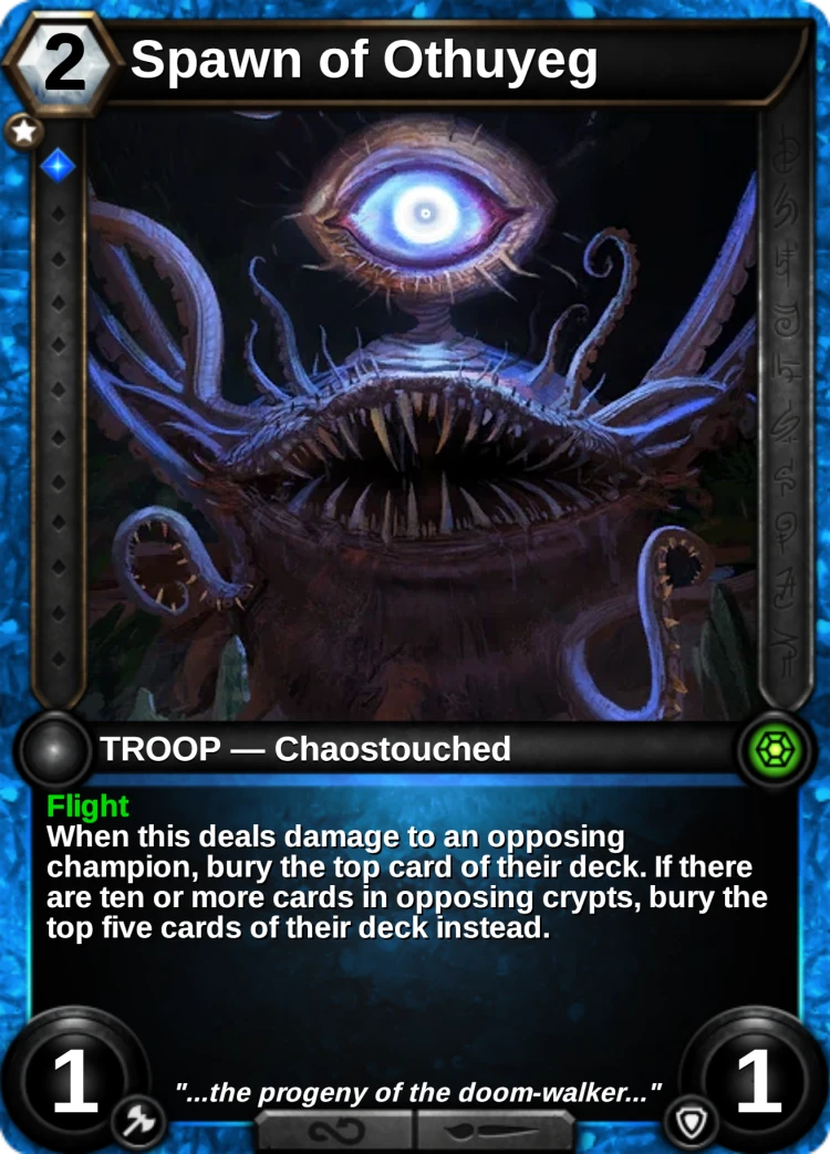 Spawn of Othuyeg: the card