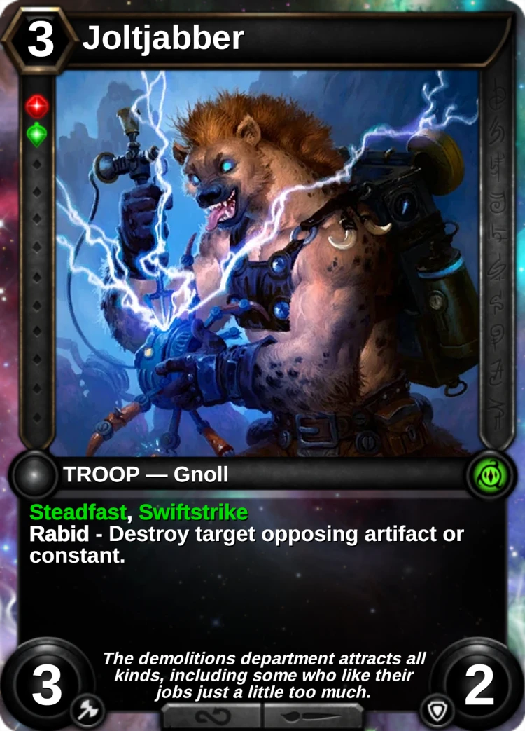 Joltjabber: the card