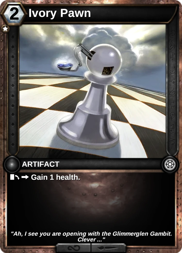 Ivory Pawn: the card
