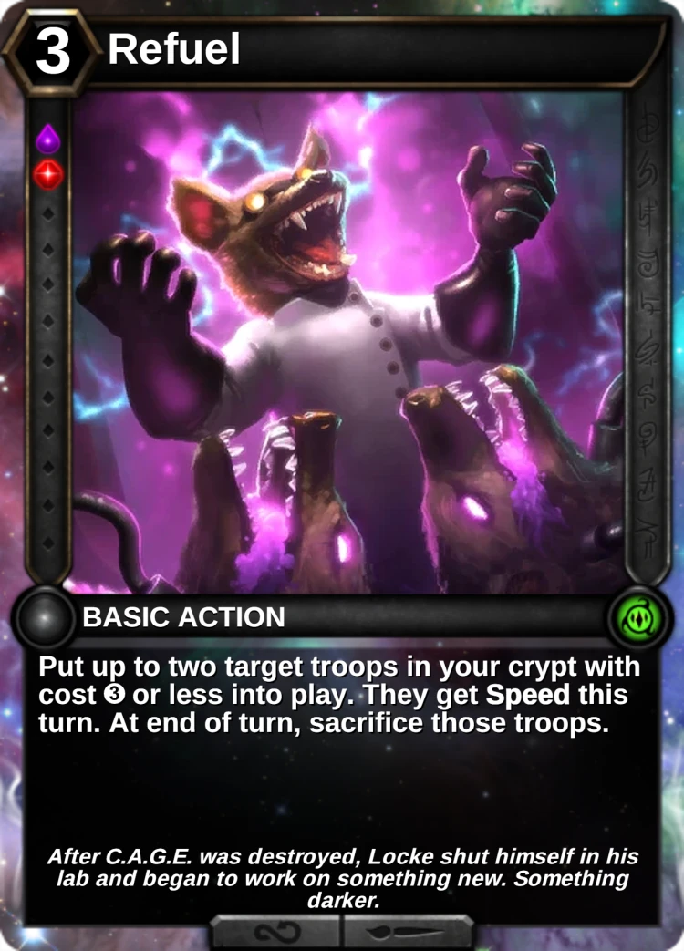 Refuel: the card