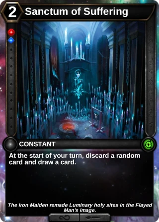 Sanctum of Suffering: the card this item changes