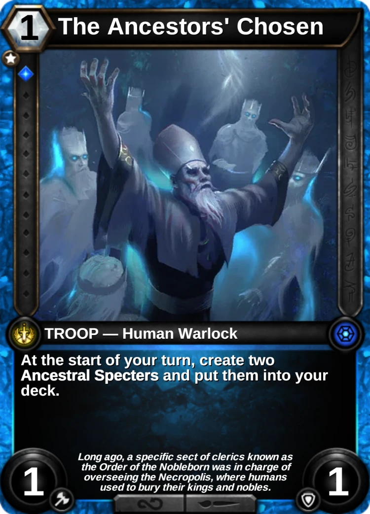 The Ancestors' Chosen: the card
