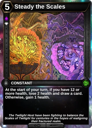 Steady the Scales: the card this item changes