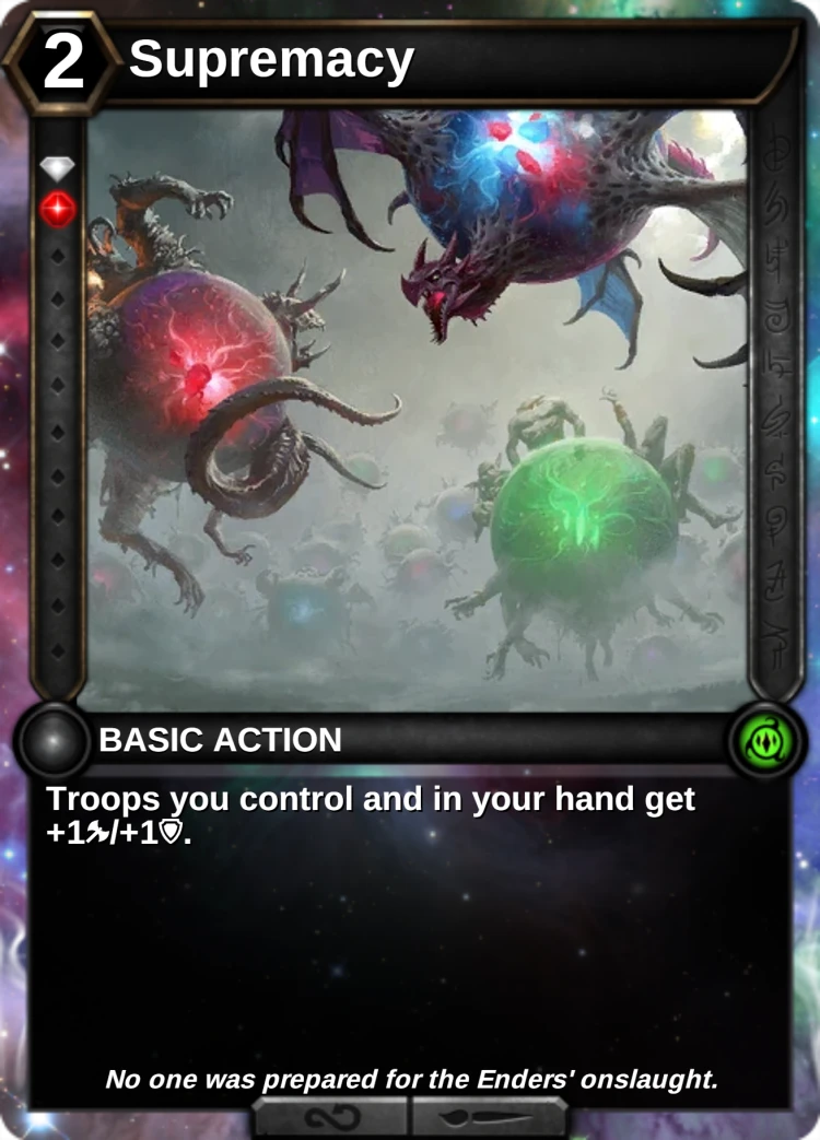 Supremacy: the card