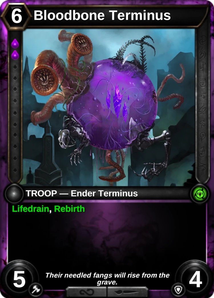 Bloodbone Terminus: the card