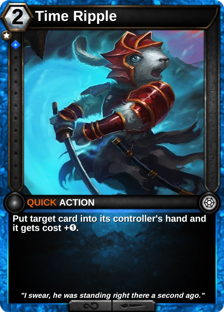 Time Ripple: the card