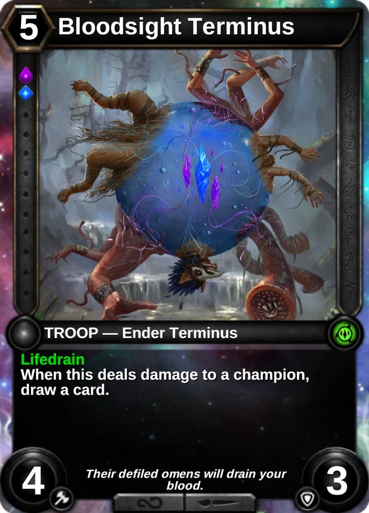 Bloodsight Terminus: the card
