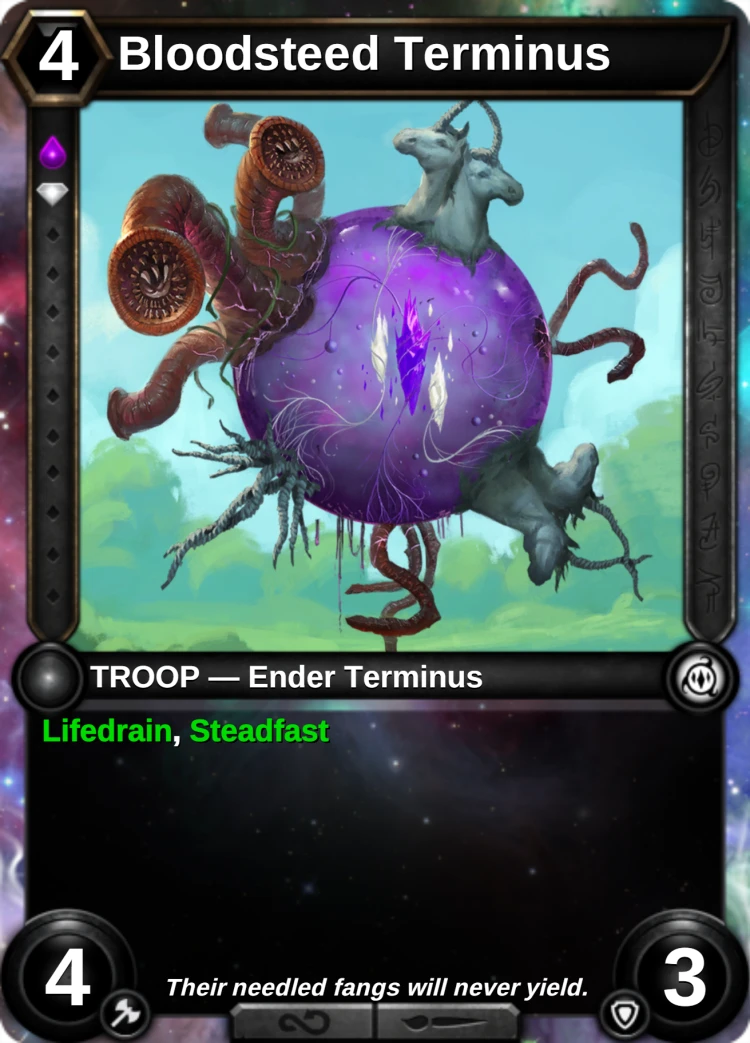 Bloodsteed Terminus: the card