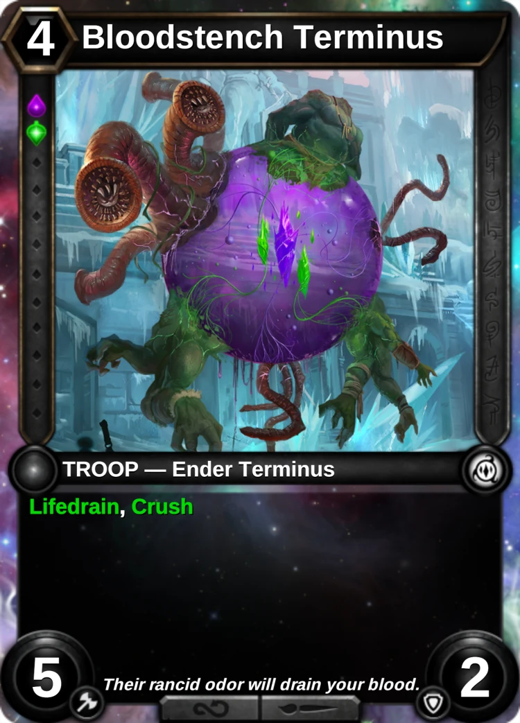 Bloodstench Terminus: the card