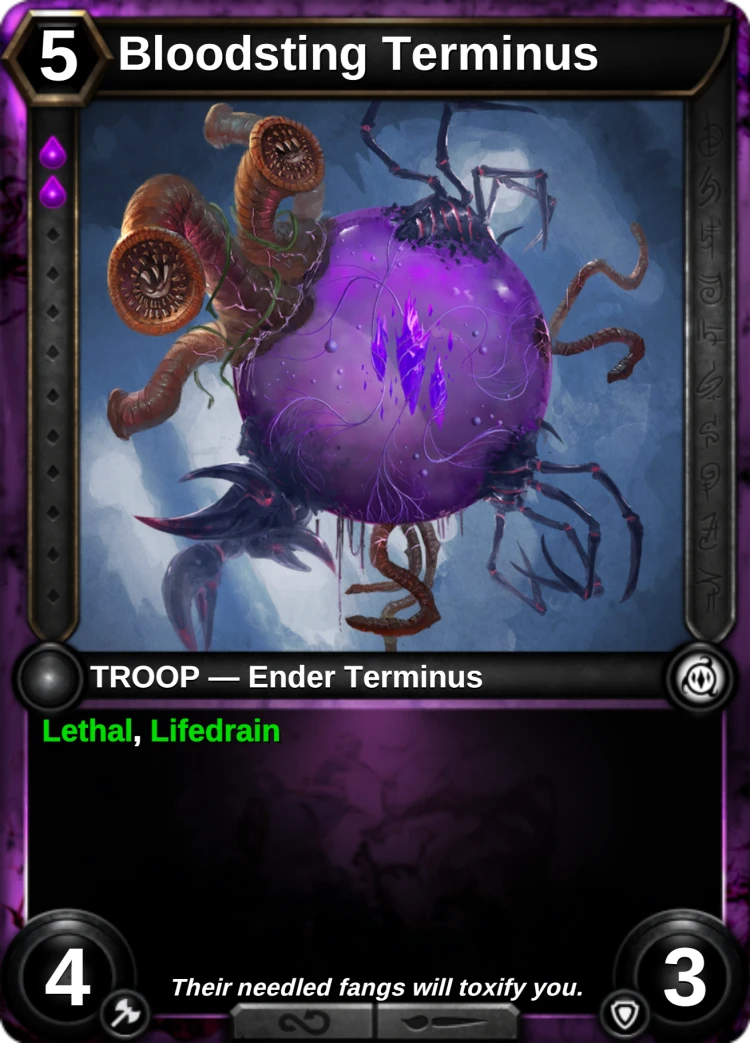 Bloodsting Terminus: the card
