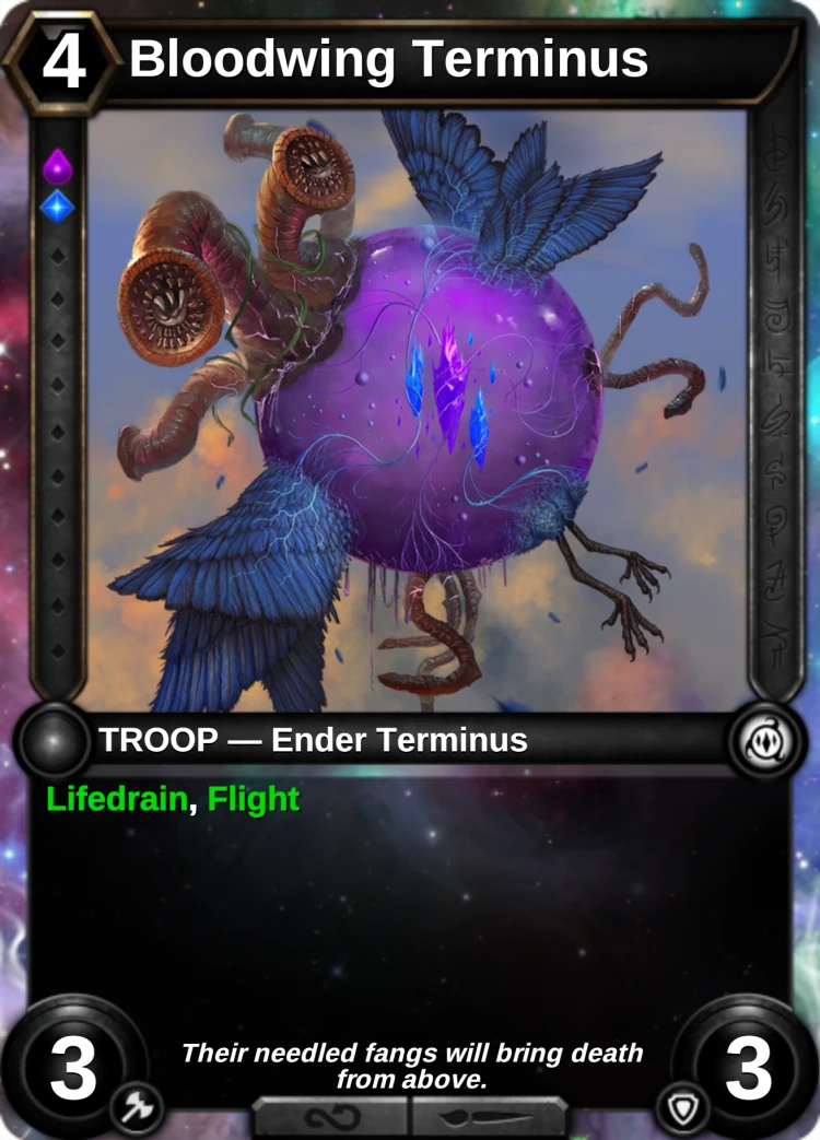 Bloodwing Terminus: the card