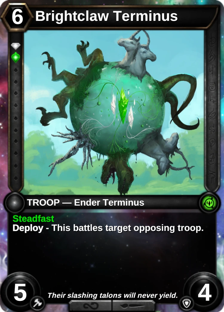 Brightclaw Terminus: the card