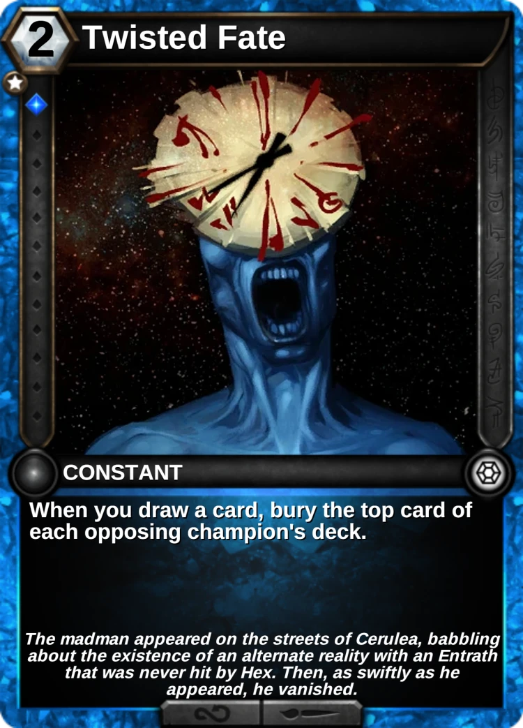 Twisted Fate: the card