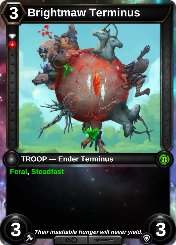 Brightmaw Terminus: the card
