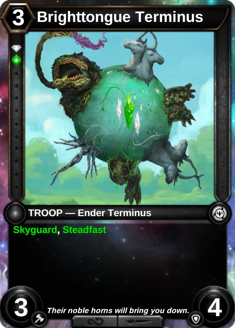 Brighttongue Terminus: the card