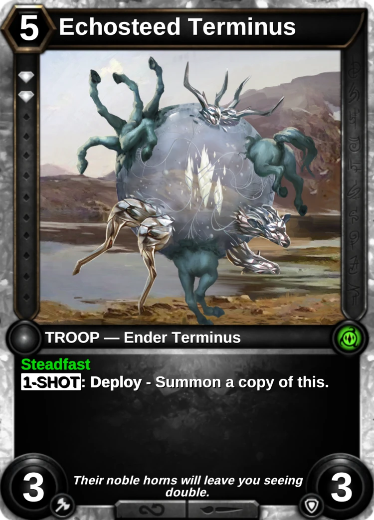 Echosteed Terminus: the card