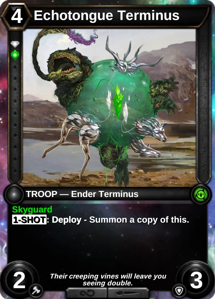 Echotongue Terminus: the card