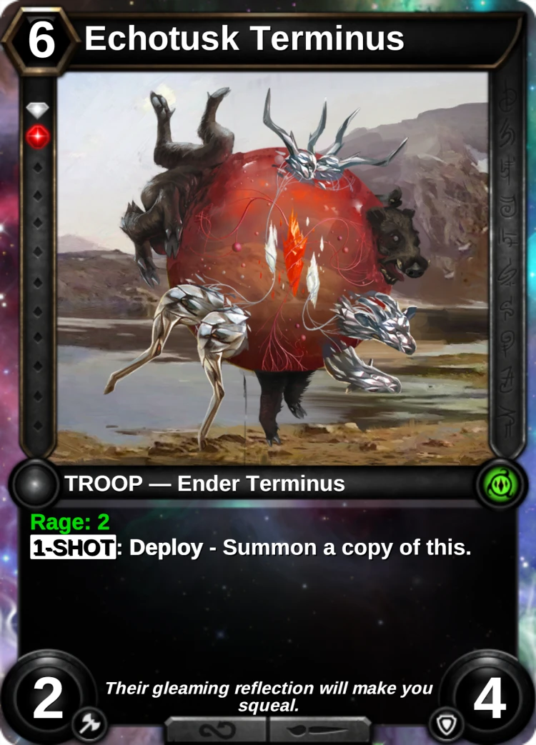 Echotusk Terminus: the card