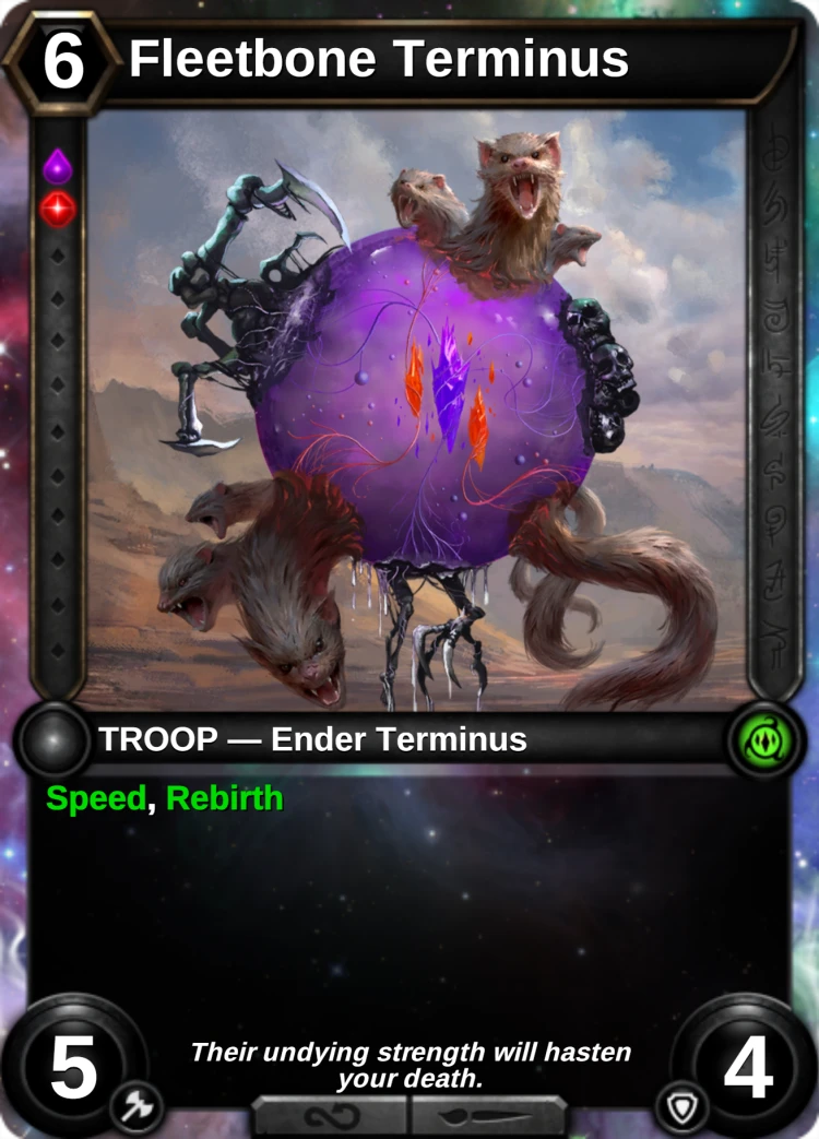 Fleetbone Terminus: the card