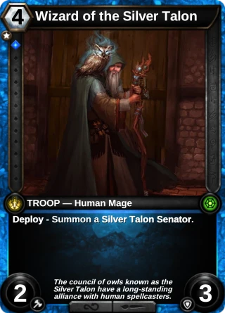 Wizard of the Silver Talon: the card this item changes