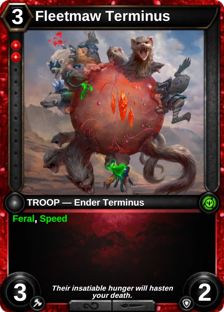 Fleetmaw Terminus: the card