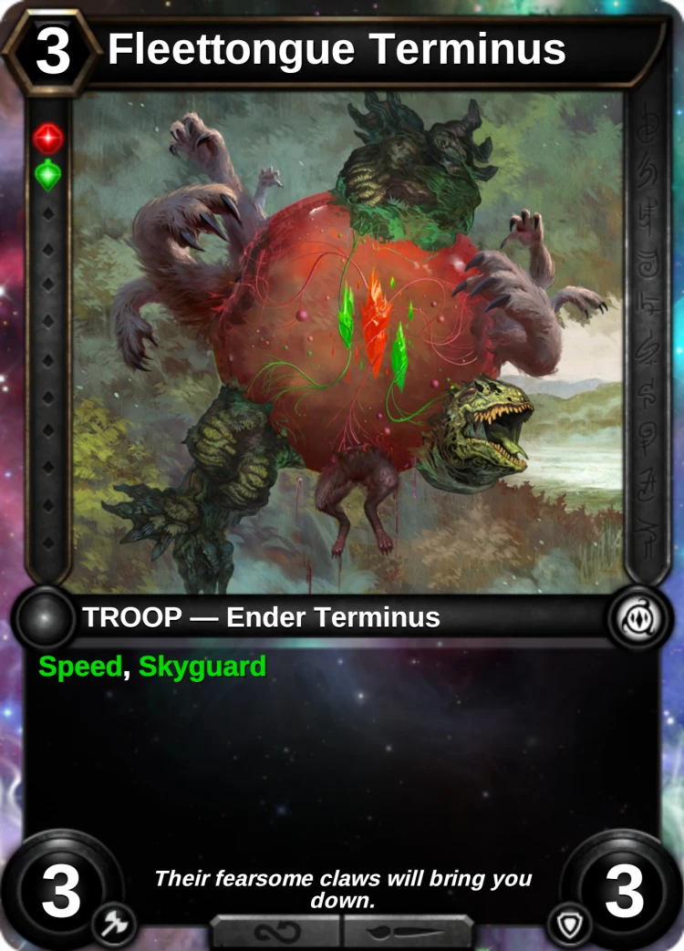 Fleettongue Terminus: the card