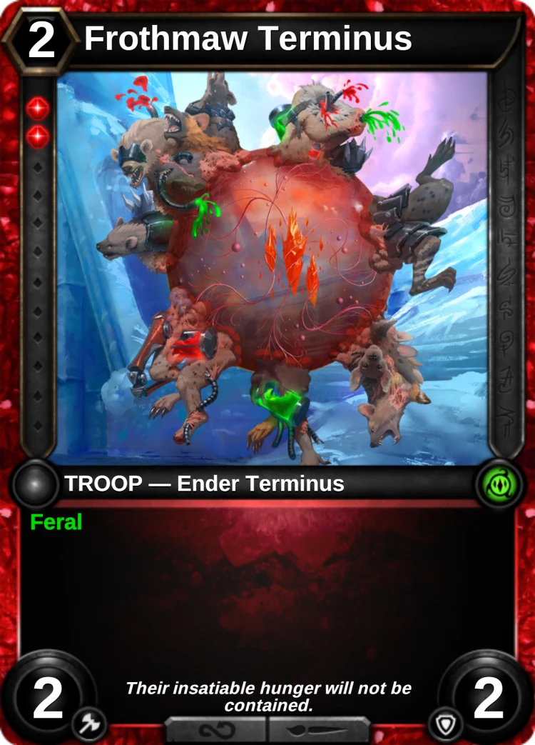 Frothmaw Terminus: the card